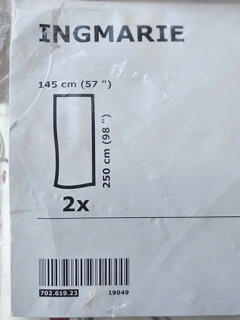 NEW IKEA INGMARIE Floral 4pc 57
